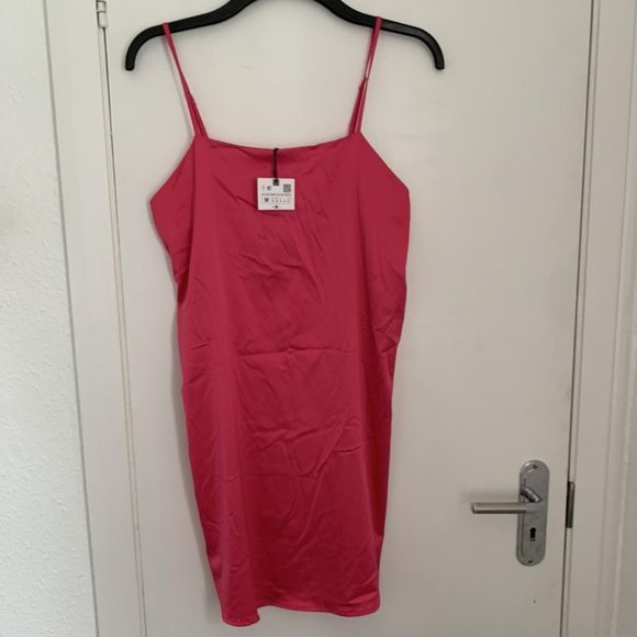 Zara Dresses & Skirts - Satin pink Zara dress size M